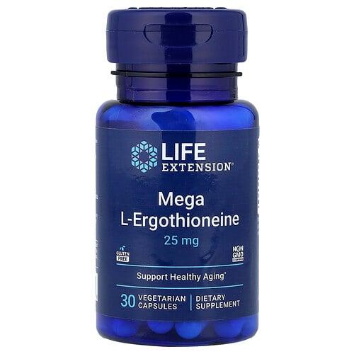 Life Extension Mega L Ergothioneine 30 Vegetarian Capsules