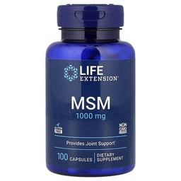 Life Extension Msm 100 Capsules 1 000 Mg Per Capsule
