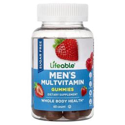Lifeable Men S Multivitamin Gummies Sugar Free Berry 60 Gummies