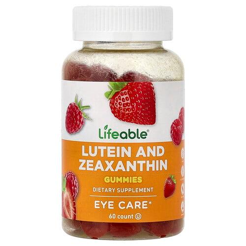 Lifeable Lutein And Zeaxanthin Gummies Berry 60 Gummies