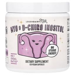 Legendairy Milk Myo D Chiro Inositol 120 Vegan Capsules