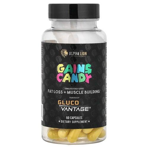 Alpha Lion Gains Candy Gluco Vantage 60 Capsules 100 Mg Per Capsule