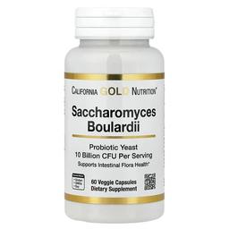 California Gold Nutrition Saccharomyces Boulardii 60 Veggie Capsules 5 Billion Cfu Per Capsule