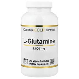 California Gold Nutrition L Glutamine 1 000 Mg 240 Veggie Capsules