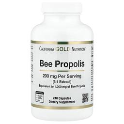 California Gold Nutrition Bee Propolis 1 000 Mg 240 Capsules