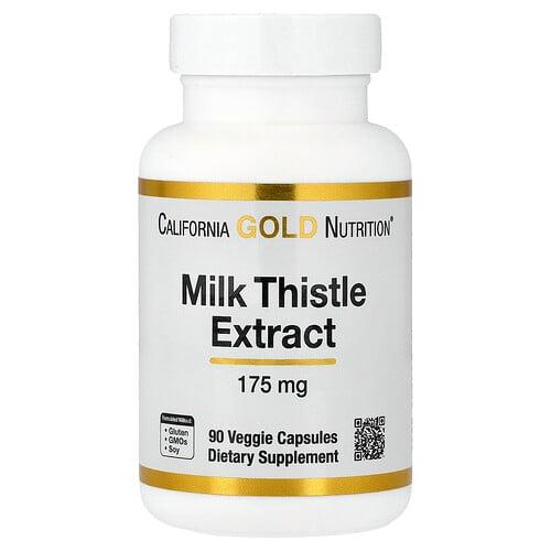 California Gold Nutrition Milk Thistle Extract 175 Mg 90 Veggie Capsules product image