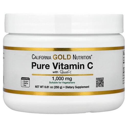 California Gold Nutrition Pure Vitamin C Quali C Powder 8 81 Oz 250 G product image