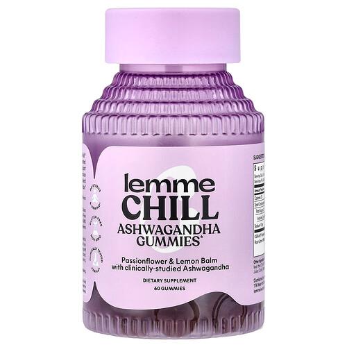 Lemme Chill Ashwagandha Gummies Mixed Berry 60 Gummies product image