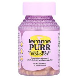 Lemme Purr Vaginal Health Probiotics 60 Vegan Capsules