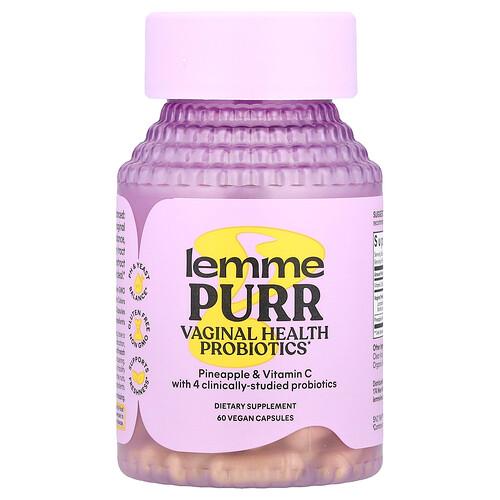 레미 Lemme, Purr, 질 건강 프로바이오틱, 베지 캡슐 60정 product image