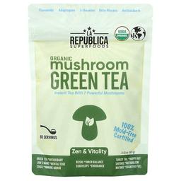 La Republica Organic Mushroom Green Tea 2 12 Oz 60 G