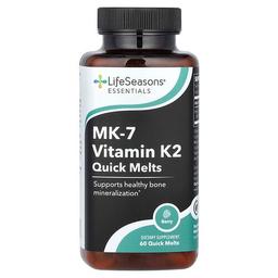 Lifeseasons Essential Mk 7 Vitamin K2 Quick Melts Berry 60 Quick Melts 100 Mcg Per Melt