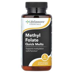 Lifeseasons Methyl Folate Quick Melts Lemon 60 Quick Melts 1 660 Mcg Per Melt