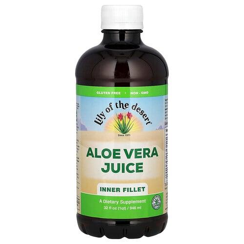 Lily Of The Desert Aloe Vera Juice Inner Fillet 32 Fl Oz 946 Ml