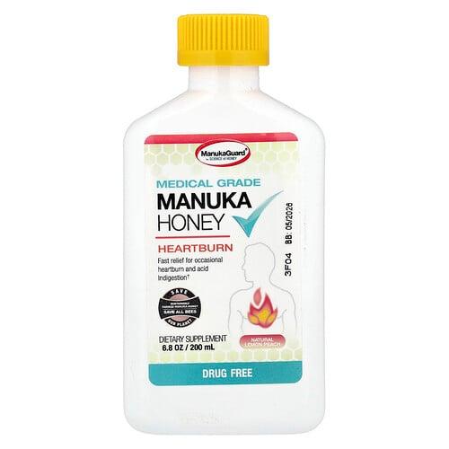 Manukaguard Medical Grade Manuka Honey Natural Lemon Peach 6 8 Oz 200 Ml product image