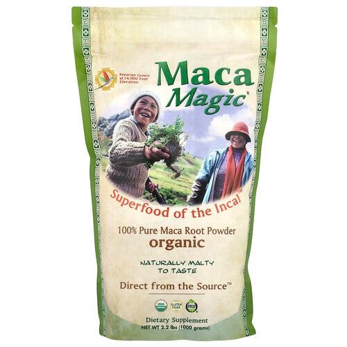 Maca Magic Organic 100 Pure Maca Root Powder 2 2 Lbs 1 000 G