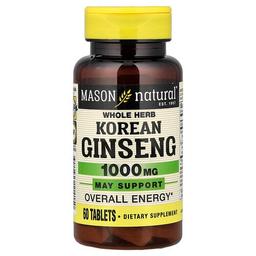 Mason Natural Whole Herb Korean Ginseng 60 Tablets