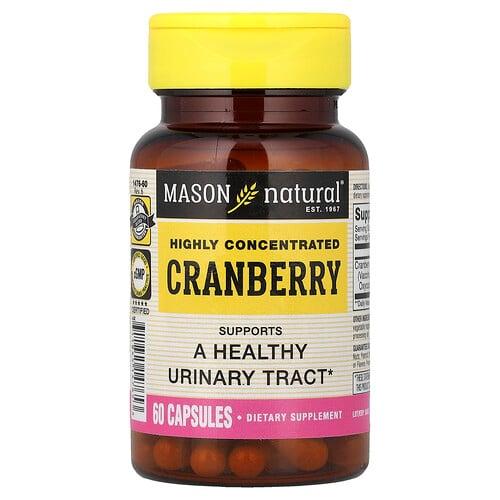 Mason Natural Cranberry Highly Concentrated 60 Capsules 450 Mg Per Capsule