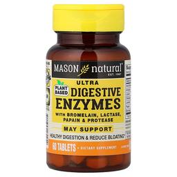 Mason Natural Plant Based Ultra Digestive Enzymes 60 Tablets