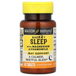 Mason Natural Eazzzy Sleep With Magnesium Chamomile 60 Tablets