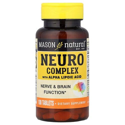 메이슨 내추럴 Mason Natural, 알파리포산 함유 뉴로 컴플렉스, 100정 product image