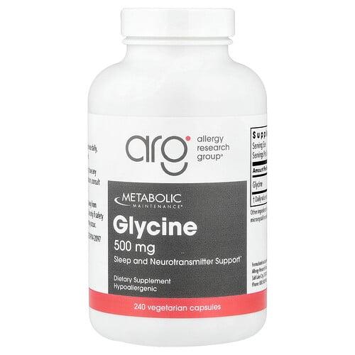 메타볼릭 메인테이넌스 Metabolic Maintenance, 글리신, 500mg, 베지 캡슐 240정 product image