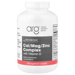 Metabolic Maintenance Cal Mag Zinc Complex With Vitamin D 240 Vegetarian Capsules