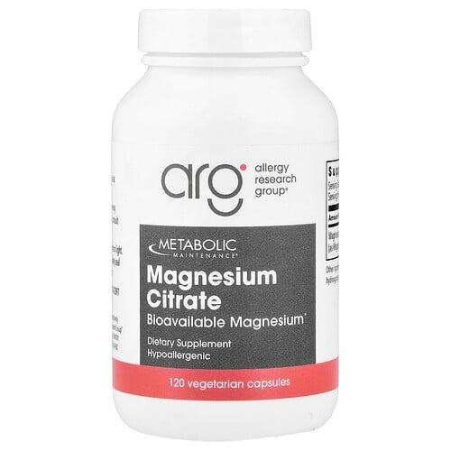 Metabolic Maintenance Magnesium Citrate 120 Vegetarian Capsules product image