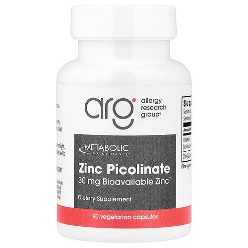 Metabolic Maintenance Zinc Picolinate 90 Vegetarian Capsules