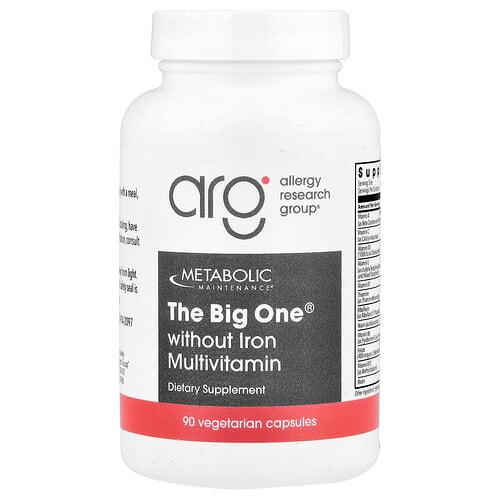 Metabolic Maintenance The Big One Without Iron Multivitamin 90 Vegetarian Capsules