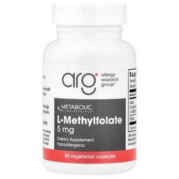 Metabolic Maintenance L Methylfolate 5 Mg 90 Vegetarian Capsules
