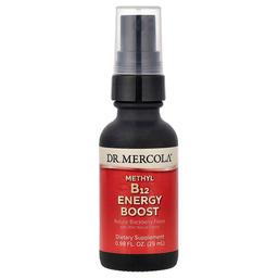 Dr Mercola Methyl B12 Energy Booster Natural Blackberry 0 98 Fl Oz 29 Ml