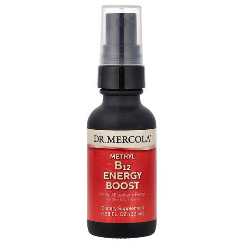 Dr Mercola Methyl B12 Energy Booster Natural Blackberry 0 98 Fl Oz 29 Ml product image