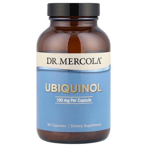 Dr Mercola Ubiquinol 100 Mg 90 Capsules product image