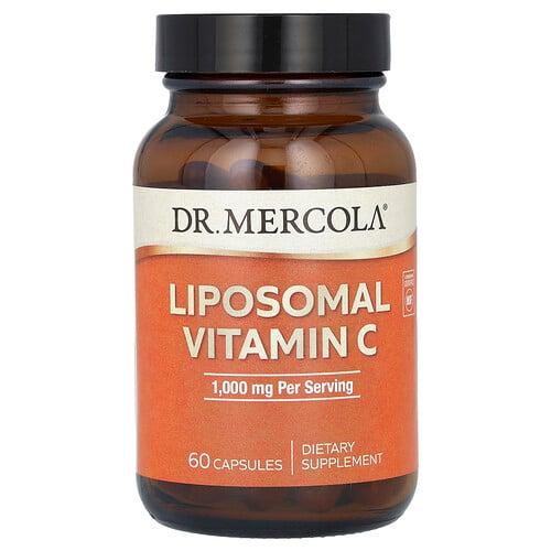 Dr Mercola Liposomal Vitamin C 60 Capsules 500 Mg Per Capsule