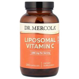 Dr Mercola Liposomal Vitamin C 180 Capsules 500 Mg Per Capsule