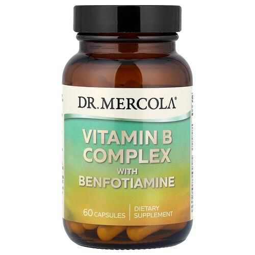 Dr Mercola Vitamin B Complex With Benfotiamine 60 Capsules