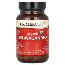 Dr Mercola Organic Ashwagandha 60 Capsules 400 Mg Per Capsule