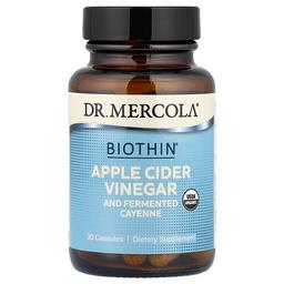 Dr Mercola Biothin Apple Cider Vinegar And Fermented Cayenne 30 Capsules