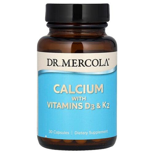 Dr Mercola Calcium With Vitamins D3 K2 30 Capsules