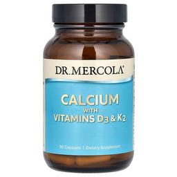 Dr Mercola Calcium With Vitamins D3 K2 90 Capsules