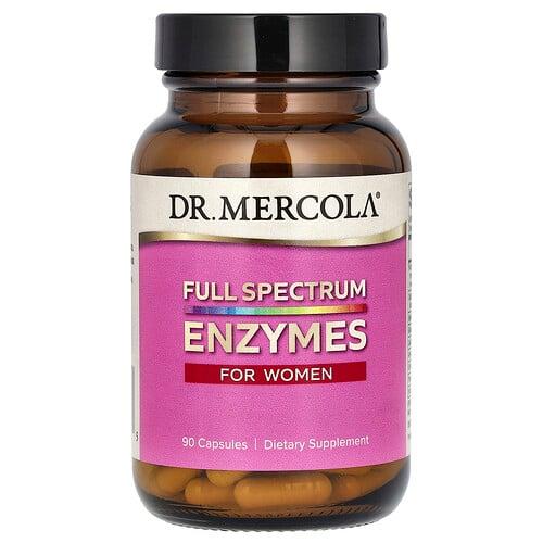 Dr Mercola Full Spectrum Enzymes For Women 90 Capsules