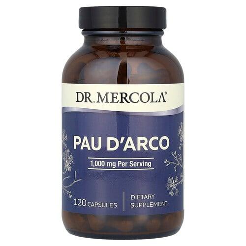 Dr Mercola Pau D Arco 120 Capsules 500 Mg Per Capsule