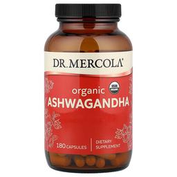 Dr Mercola Organic Ashwagandha 180 Capsules 400 Mg Per Capsule
