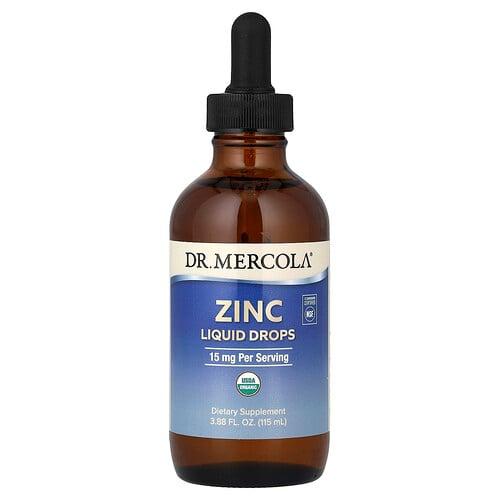 Dr Mercola Zinc Liquid Drops 3 88 Fl Oz 115 Ml