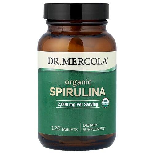 Dr Mercola Organic Spirulina 120 Tablets