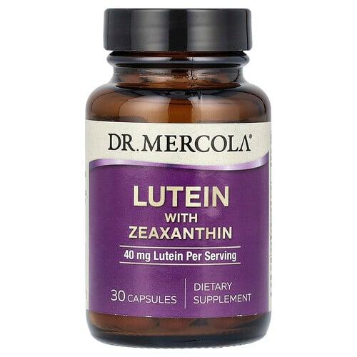 Dr Mercola Lutein With Zeaxanthin 40 Mg 30 Capsules