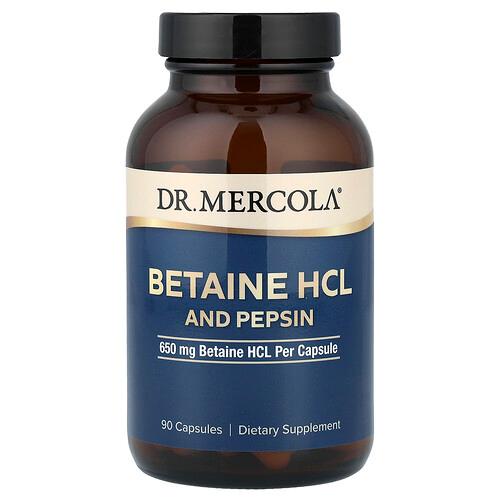 Dr Mercola Betaine Hcl And Pepsin 90 Capsules