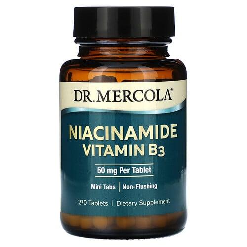 Dr Mercola Niacinamide Vitamin B3 50 Mg 270 Tablets product image