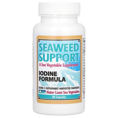 Maine Coast Sea Vegetables Seaweed Support Iodine Formula 60 Capsules